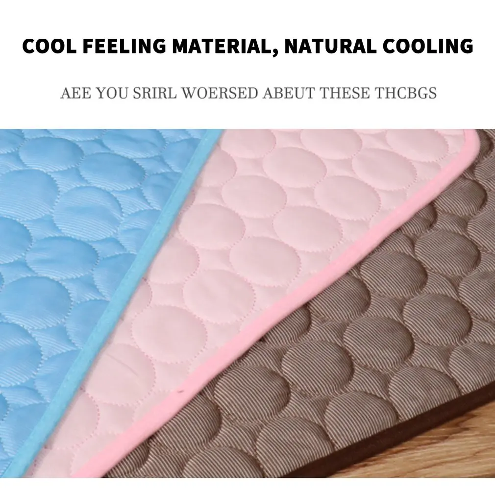 Pets Sleeping Ice Pads Summer Pet Dog Cooling Mat Breathable Washable Dog Bed Pad Moisture-Proof Blanket Sofa Floor Cushion
Pets Sleeping Ice Pads Summer Pet Dog Cooling Mat Breathable Washable Dog Bed Pad Moisture-Proof Blanket Sofa Floor Cushion