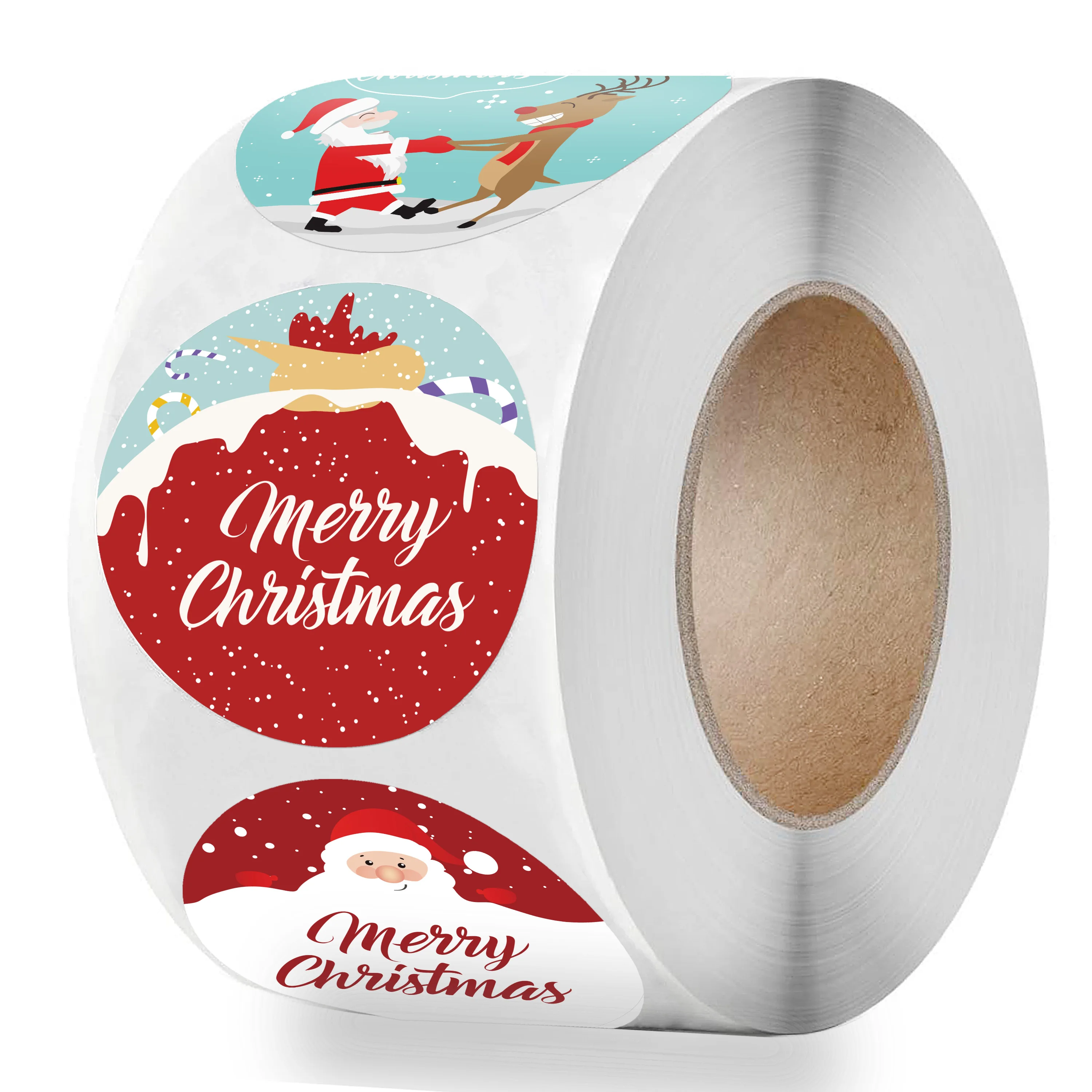 1.5 inch Merry Christmas Sticker 500pcs/roll Santa Pattern Sealing Labels for Xmas Party Gift Invitation Card Decor Sticker
1.5 inch Merry Christmas Sticker 500pcs/roll Santa Pattern Sealing Labels for Xmas Party Gift Invitation Card Decor Sticker