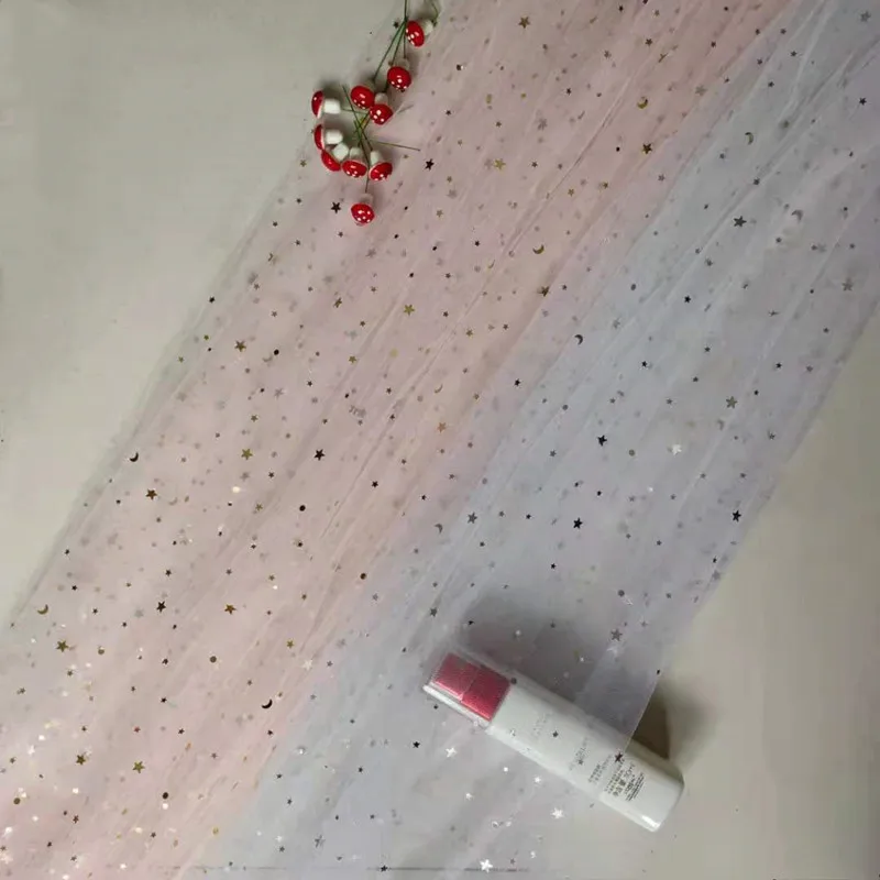 Width 1.5M/1M Glitter Gold Star Gauze Bronzing Paper Towel Children's Dress Cloth Sewing Doll Cloth DIY Craft Wedding Decoration
Width 1.5M/1M Glitter Gold Star Gauze Bronzing Paper Towel Children's Dress Cloth Sewing Doll Cloth DIY Craft Wedding Decoration