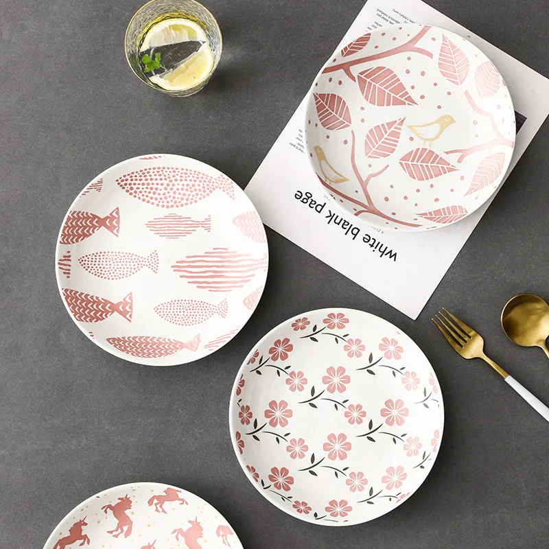 8 Inch Sakura Dinner Plates Japanese Style Ceramic Green Plate Steak Serving Tray Cherry Blossom Plate Household Tableware
8 Inch Sakura Dinner Plates Japanese Style Ceramic Green Plate Steak Serving Tray Cherry Blossom Plate Household Tableware