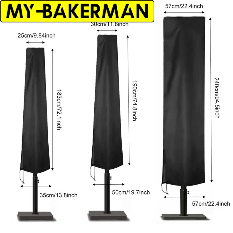 6 Size Waterproof Cover Outdoor Sunshade Umbrella Cover Garden Weatherproof Patio Cantilever Parasol Rain Cover Accessories
6 Size Waterproof Cover Outdoor Sunshade Umbrella Cover Garden Weatherproof Patio Cantilever Parasol Rain Cover Accessories