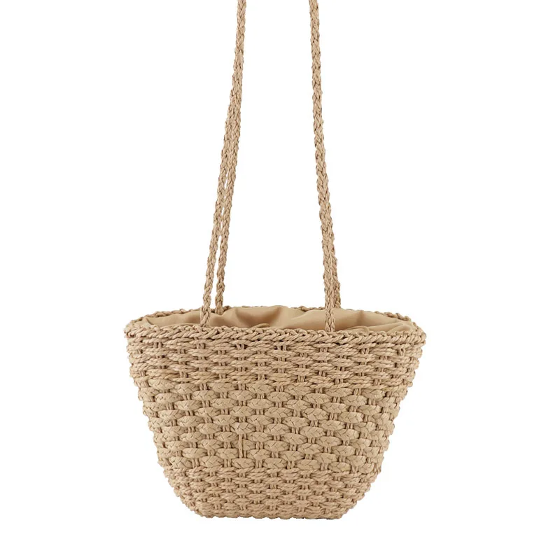 Casual Drawsting Straw Women Shoulder Bag Wicker Woven Crossbody Bags Summer Beach Rattan Bag Large Capacity Tote Travel Purses
Casual Drawsting Straw Women Shoulder Bag Wicker Woven Crossbody Bags Summer Beach Rattan Bag Large Capacity Tote Travel Purses