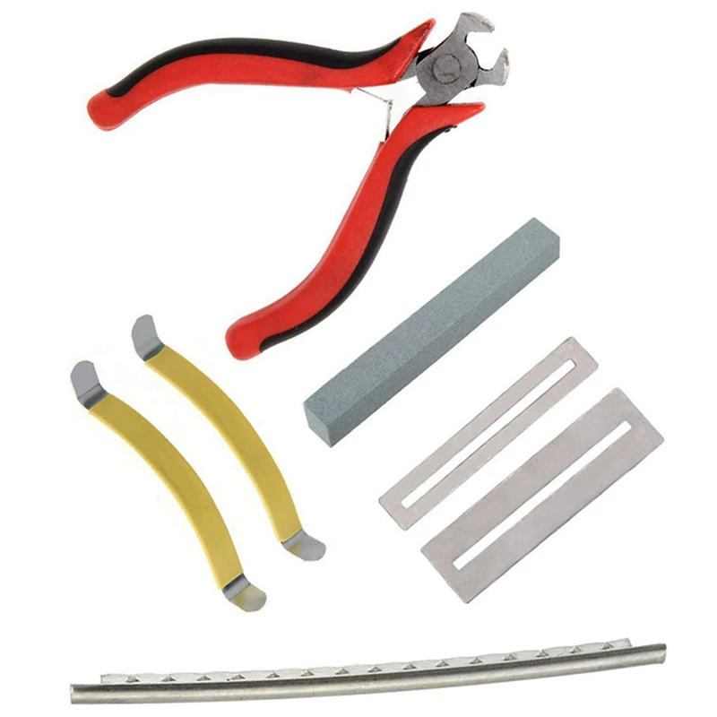 24Pcs Electric Guitar Fret Wire Fretwire Set 2.2Mm & 1 Set Professional Luthier Tools Repair Kit
24Pcs Electric Guitar Fret Wire Fretwire Set 2.2Mm & 1 Set Professional Luthier Tools Repair Kit