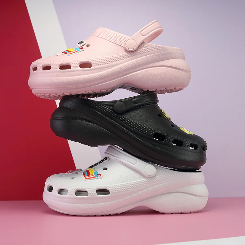 SUNNYS Summer Shoes Women Croc Clogs Platform Garden Sandals Cartoon Fruit Slippers Beach Shoes Increase Outdoor Croks Tongs
SUNNYS Summer Shoes Women Croc Clogs Platform Garden Sandals Cartoon Fruit Slippers Beach Shoes Increase Outdoor Croks Tongs