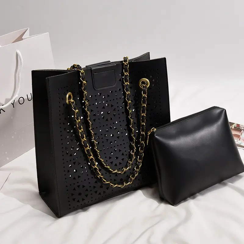 2PCS Women Purses High Quality Composite Bag Hollow Out Handbags Fashion Purses And Handbags Luxury Designer Shoulder Chain Bag
2PCS Women Purses High Quality Composite Bag Hollow Out Handbags Fashion Purses And Handbags Luxury Designer Shoulder Chain Bag