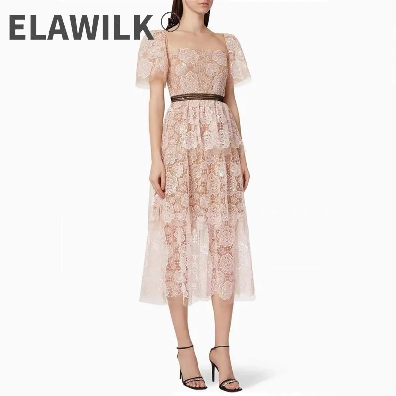 Luxury Sequins Dress Women 2021 Summer Runway Sexy Short Sleeve Rose Floral Embroidery Pink Long Party Dress vestidos de fiesta
Luxury Sequins Dress Women 2021 Summer Runway Sexy Short Sleeve Rose Floral Embroidery Pink Long Party Dress vestidos de fiesta