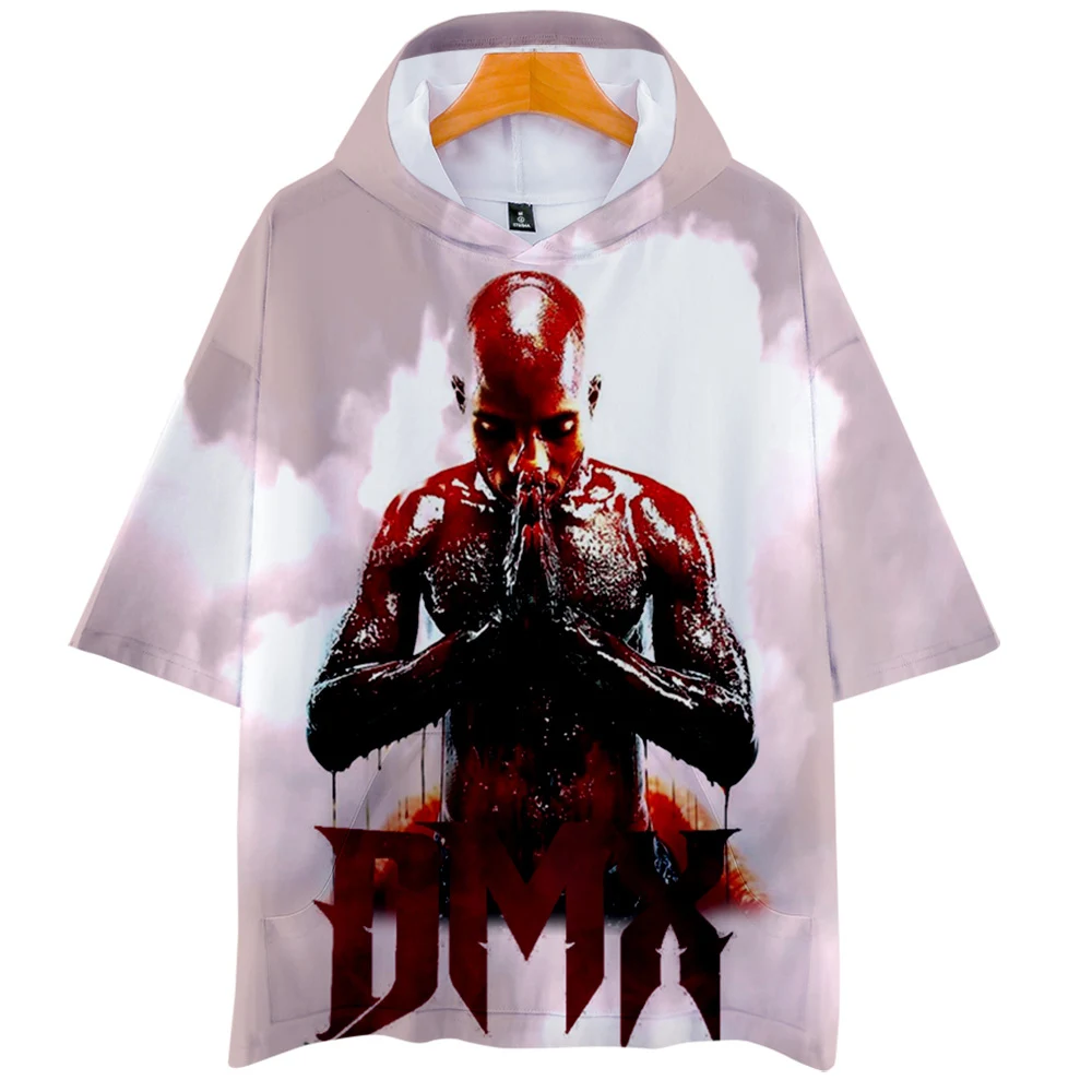 RIP DMX Tshirt 3D Women Men's Hooded T-shirt Summer Short Sleeve Harajuku Streetwear 2021 American Rapper Fashion Clothes
RIP DMX Tshirt 3D Women Men's Hooded T-shirt Summer Short Sleeve Harajuku Streetwear 2021 American Rapper Fashion Clothes