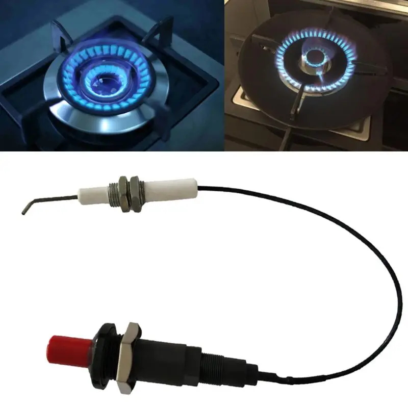 Piezo Spark Ignition Set With Cable 30 cm Long Push Button Grill Stove Kitchen Lighters Home Appliance Accessories
Piezo Spark Ignition Set With Cable 30 cm Long Push Button Grill Stove Kitchen Lighters Home Appliance Accessories