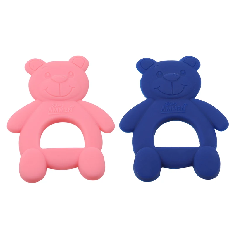 Newborn Baby Silicone Teether Chewing Infant Safety Bears Shape Teethers Children Tooth Training Teething Toys Baby Dental Care
Newborn Baby Silicone Teether Chewing Infant Safety Bears Shape Teethers Children Tooth Training Teething Toys Baby Dental Care