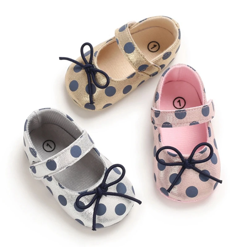 Hot 0-18 Months Cute Newborn Baby Girl Shoes Toddler Girl Princess Baby Shoes Bowknot Polka Dot Flower Soft-Soled Crib Shoes
Hot 0-18 Months Cute Newborn Baby Girl Shoes Toddler Girl Princess Baby Shoes Bowknot Polka Dot Flower Soft-Soled Crib Shoes