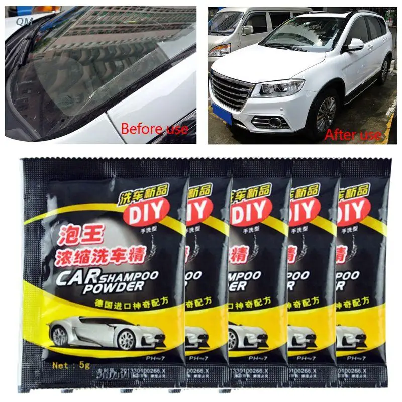 5Pcs Powder Car Wash Shampoo Universal Cleaning Car Shampoo Multifunctional Cleaning Tools 13MF
5Pcs Powder Car Wash Shampoo Universal Cleaning Car Shampoo Multifunctional Cleaning Tools 13MF