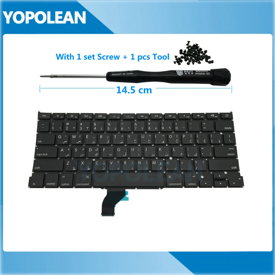 New Small Enter Key Arab Arabic Keyboard For Macbook Pro Retina 13" A1502 2013 2014 2015
New Small Enter Key Arab Arabic Keyboard For Macbook Pro Retina 13" A1502 2013 2014 2015