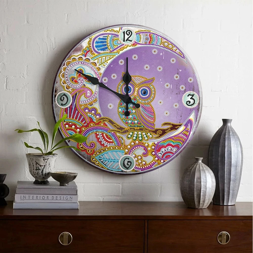 DIY Diamond Painting 5D Clock DIY Full Drill Special Shape Diamond Painting Cross Stitch Wall Clock Home Livingroom Wall Decor
DIY Diamond Painting 5D Clock DIY Full Drill Special Shape Diamond Painting Cross Stitch Wall Clock Home Livingroom Wall Decor