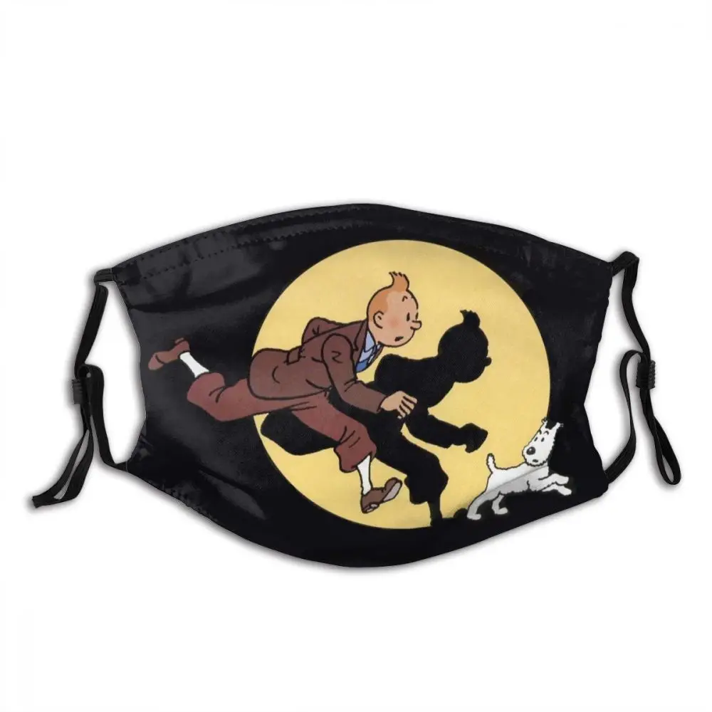 Adventures Of Tintin Non-Disposable Mouth Face Mask One Piece Anti Haze Dust Mask With Filters Protection Mask Respirator Muffle 
Adventures Of Tintin Non-Disposable Mouth Face Mask One Piece Anti Haze Dust Mask With Filters Protection Mask Respirator Muffle
