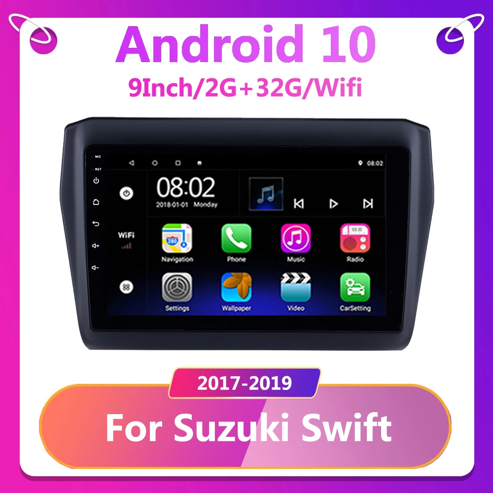 Android 10 2 + 32 ГБ 9 ''мультимедийный плеер для Suzuki Swift 2017 2018 2019 автомобильный DVD GPS навигатор головное устройство радио Satnav Carplay
Android 10 2 + 32 ГБ 9 ''мультимедийный плеер для Suzuki Swift 2017 2018 2019 автомобильный DVD GPS навигатор головное устройство радио Satnav Carplay