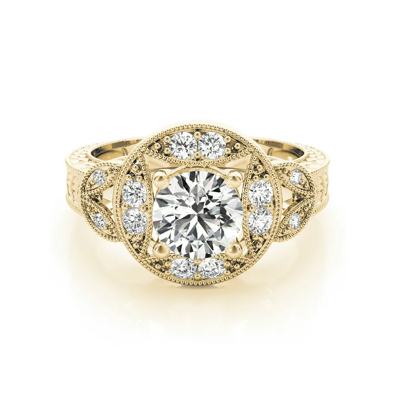 14k Yellow Gold Round Halo Rings For Women 1 Ct Round Cut Simulated Diamond Engagement Rings QYI Jewelry
14k Yellow Gold Round Halo Rings For Women 1 Ct Round Cut Simulated Diamond Engagement Rings QYI Jewelry