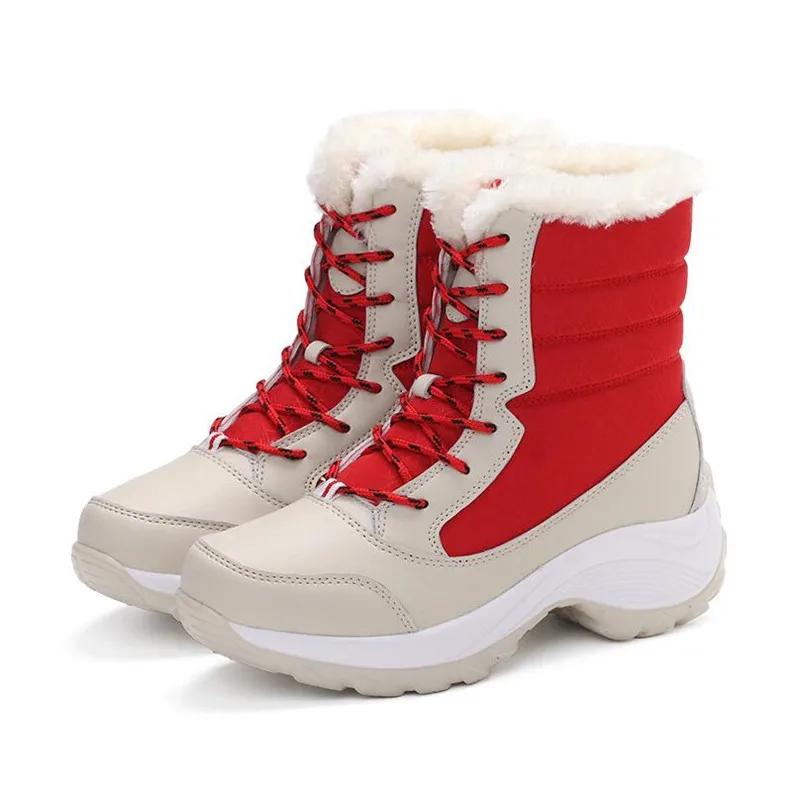2020 Women Snow Boots Winter Warm Boots Thick Bottom Platform Waterproof Ankle Boots For Women Thick Fur Cotton Shoes Size 35-40
2020 Women Snow Boots Winter Warm Boots Thick Bottom Platform Waterproof Ankle Boots For Women Thick Fur Cotton Shoes Size 35-40