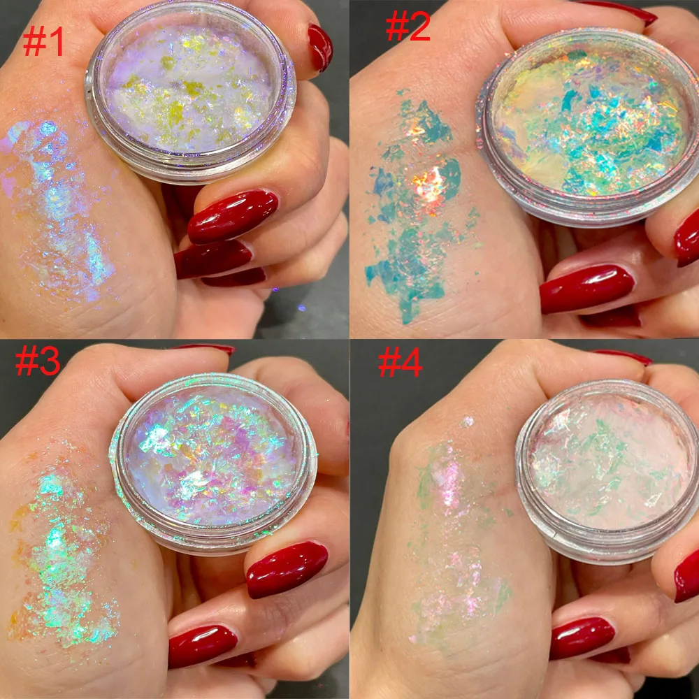 1 Jar 3D Iridescent Nail Art Glitter Ultra -thin Chameleon Irregular Opal Flakes Powder Sparkly Manicure Sequins Decoration MB-5
1 Jar 3D Iridescent Nail Art Glitter Ultra -thin Chameleon Irregular Opal Flakes Powder Sparkly Manicure Sequins Decoration MB-5