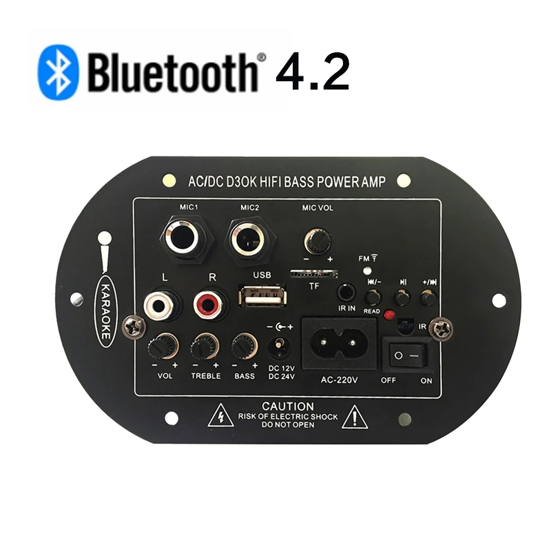 Плата усилителя мощности 35 Вт, Bluetooth-совместимый приемник 4,2, стерео, домашний автомобильный аудиоусилитель, USB, U-диск, TF, Музыкальная карта, п...
Плата усилителя мощности 35 Вт, Bluetooth-совместимый приемник 4,2, стерео, домашний автомобильный аудиоусилитель, USB, U-диск, TF, Музыкальная карта, п...
