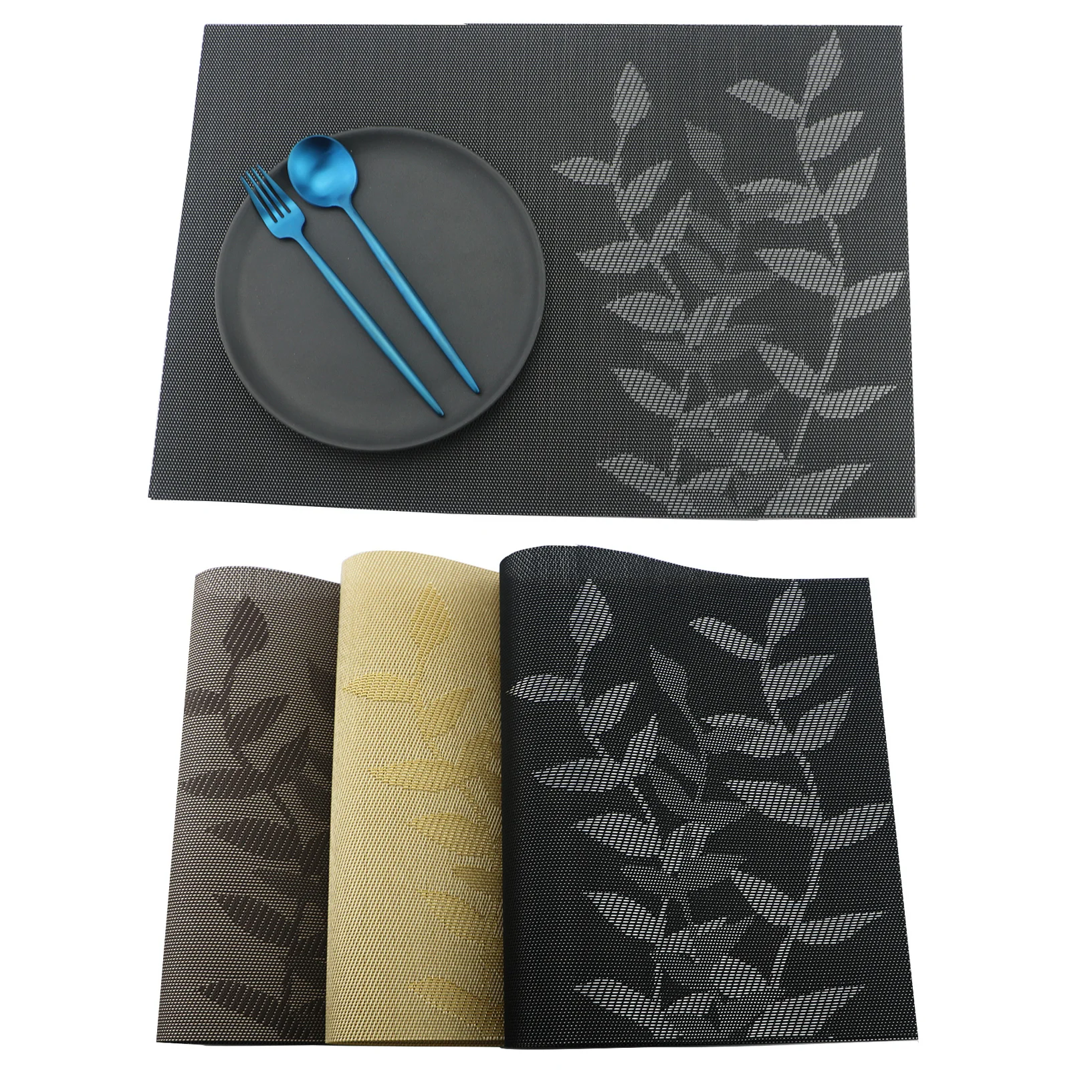 JANKNG 6Pcs PVC Table Mats Non-slip Waterproof Placemats Leaf Flower Tree Table Decorative Mats Kitchen Accessories
JANKNG 6Pcs PVC Table Mats Non-slip Waterproof Placemats Leaf Flower Tree Table Decorative Mats Kitchen Accessories