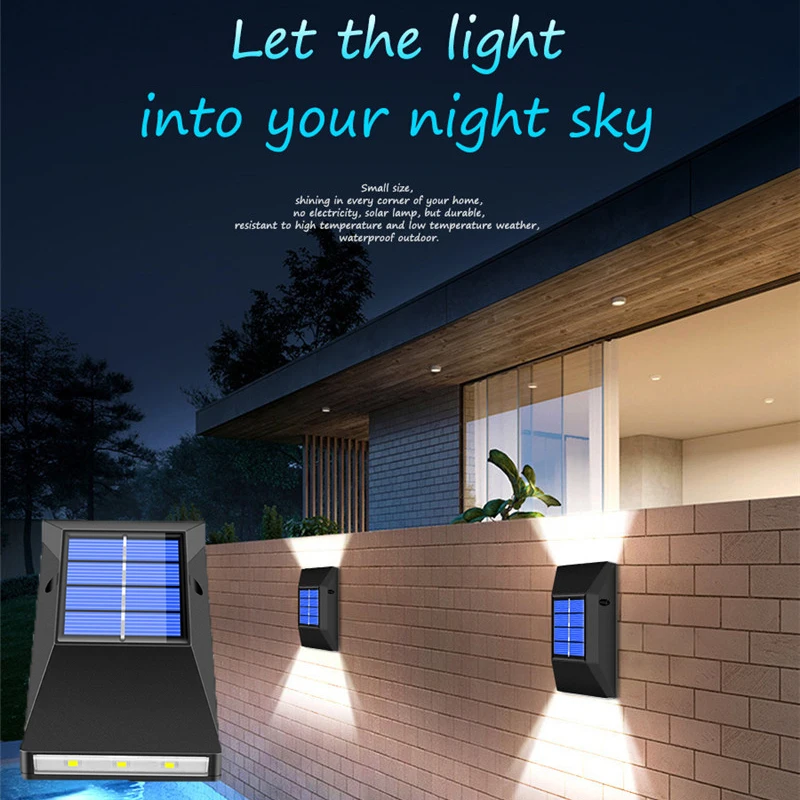 2/4/8pcs LED Solar Lights Wall Lamps Garden Decoration Outdoor IP65 Waterproof Solar Powered Lamps LED Sunlight Street Lighting
2/4/8pcs LED Solar Lights Wall Lamps Garden Decoration Outdoor IP65 Waterproof Solar Powered Lamps LED Sunlight Street Lighting