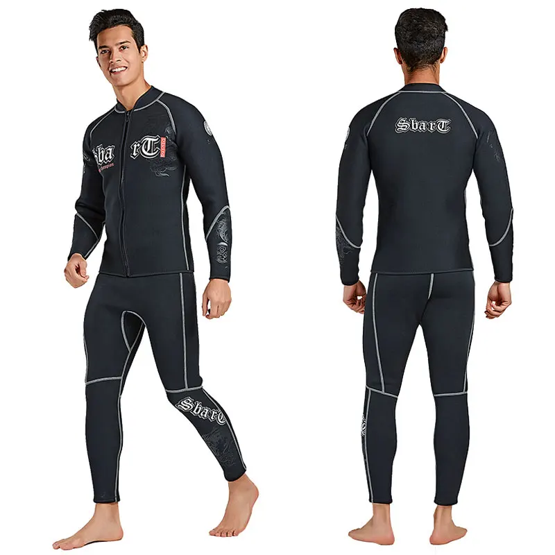 3MM Neoprene Wetsuit Jacket Pants High Stretch Scuba Diving Jackets Leggings Men Swimming Shirt Rashguard Long Sleeve Front Zip
3MM Neoprene Wetsuit Jacket Pants High Stretch Scuba Diving Jackets Leggings Men Swimming Shirt Rashguard Long Sleeve Front Zip