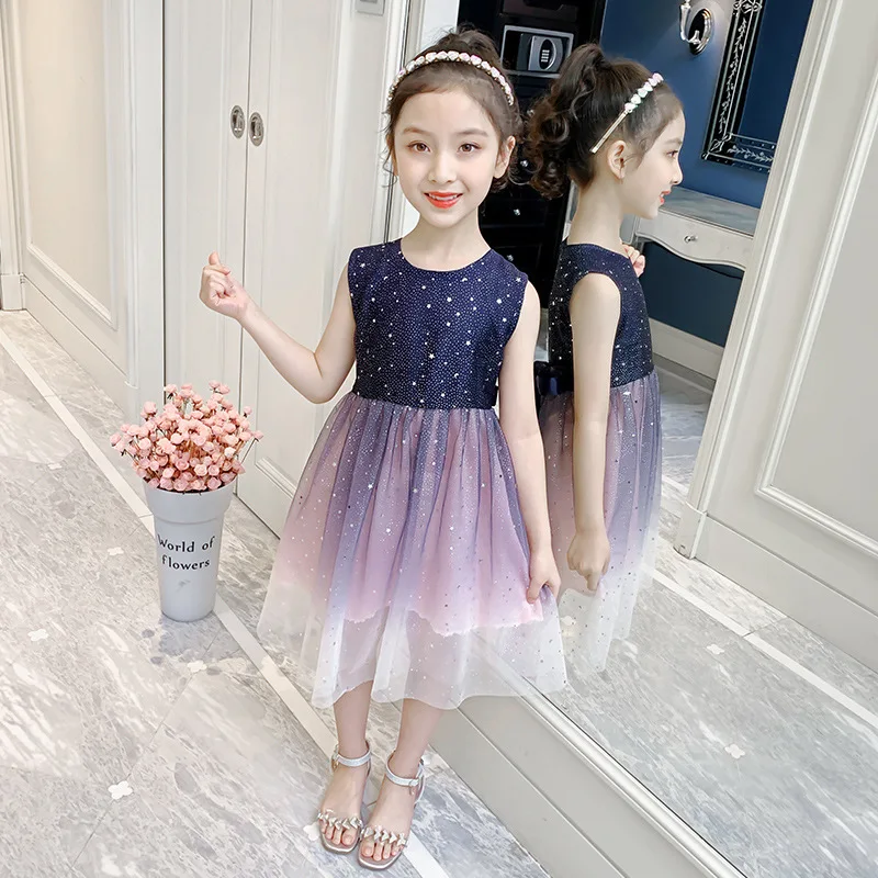 Kids Clothes 2021 Summer New Girls Sleeveless Round Neck Cake Dress Korean Mesh Children's Skirt Gradient Vest Skirt
Kids Clothes 2021 Summer New Girls Sleeveless Round Neck Cake Dress Korean Mesh Children's Skirt Gradient Vest Skirt