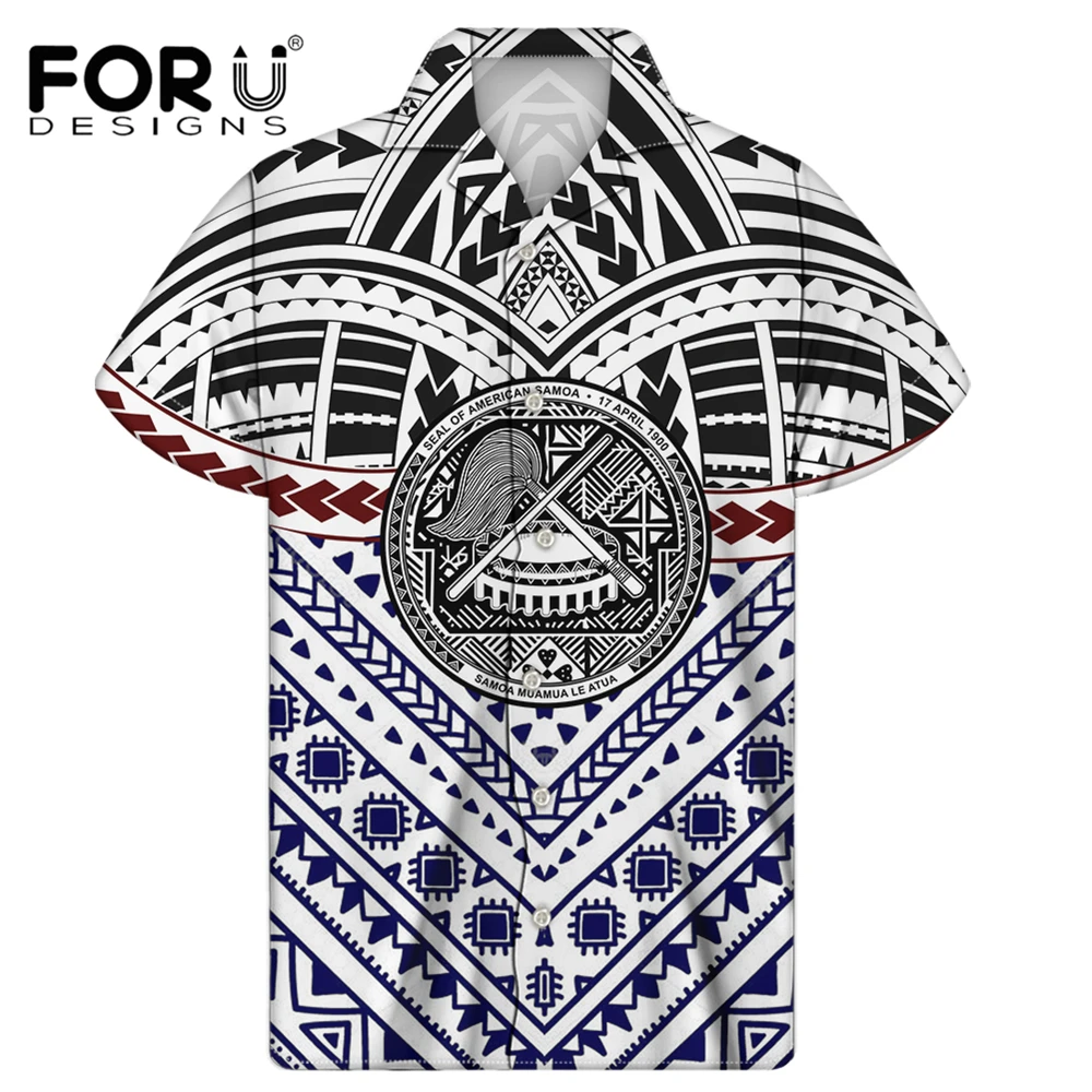 FORUDESIGNS/мужские рубашки в этническом стиле, Геометрические полосы размера плюс, рабочая белая черная рубашка, топы с короткими рукавами
FORUDESIGNS/мужские рубашки в этническом стиле, Геометрические полосы размера плюс, рабочая белая черная рубашка, топы с короткими рукавами