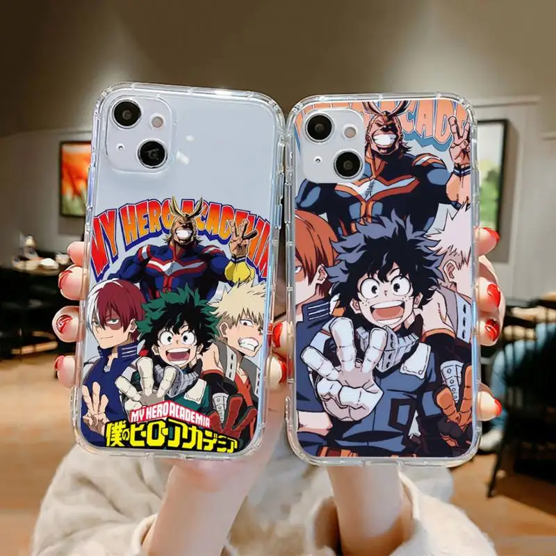 My Hero Academia Phone Case For iPhone 13 12 11 8 7 Pro Max Plus X XS XR MINI transparent clear New coque shell funda anime
My Hero Academia Phone Case For iPhone 13 12 11 8 7 Pro Max Plus X XS XR MINI transparent clear New coque shell funda anime