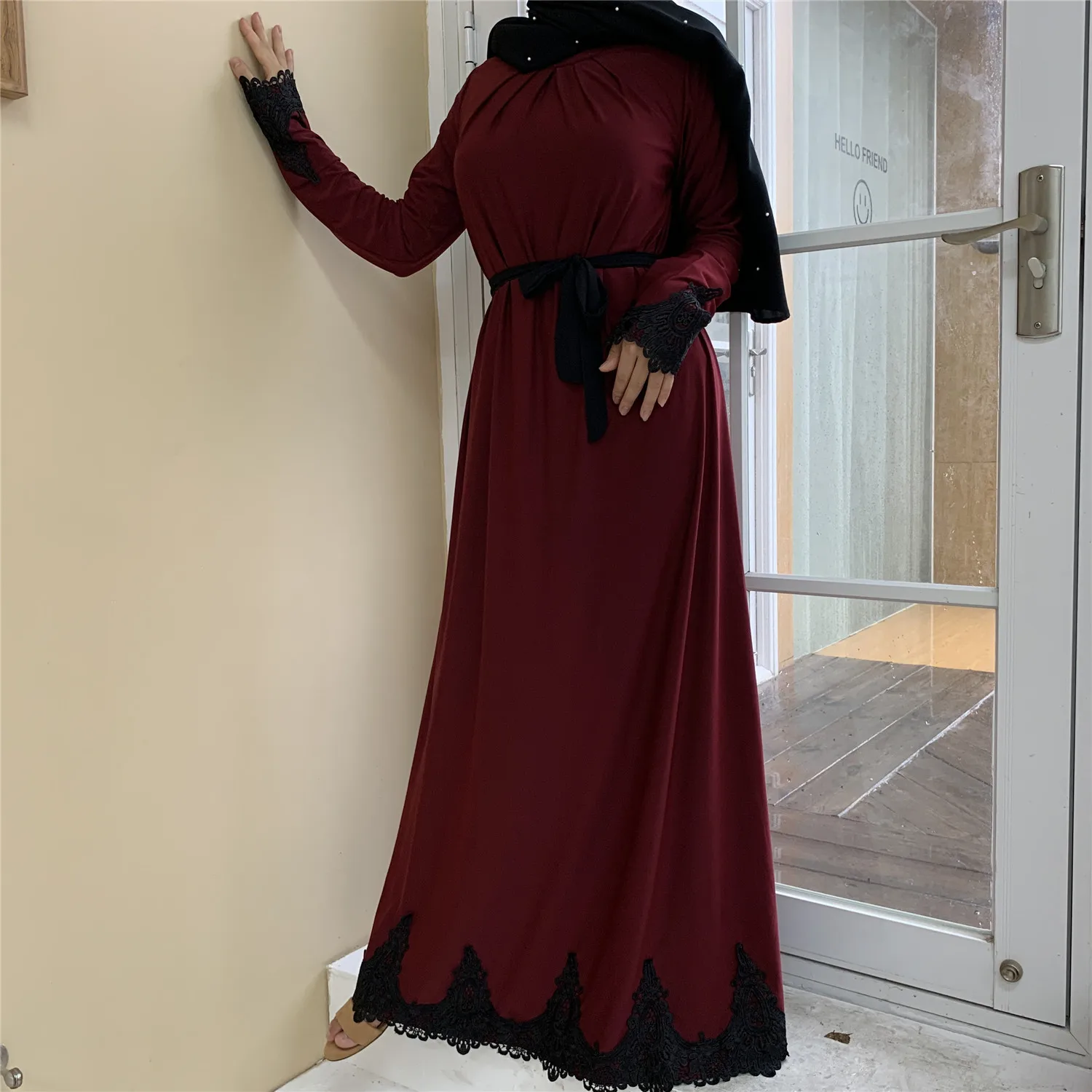Muslim Dress Muslim Fashion Middle East Eid Duabi Abaya Turkey Robe Islamic Long-sleeve Embroidery Folds Muslim Dress Donsignet
Muslim Dress Muslim Fashion Middle East Eid Duabi Abaya Turkey Robe Islamic Long-sleeve Embroidery Folds Muslim Dress Donsignet