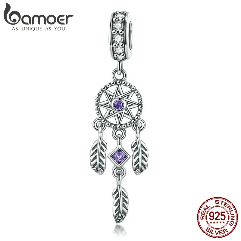 BAMOER Hot Sale 100% 925 Sterling Silver Pendant Dream Catcher Charm fit Women Charm Bracelets & Necklaces Jewelry Gift SCC841
BAMOER Hot Sale 100% 925 Sterling Silver Pendant Dream Catcher Charm fit Women Charm Bracelets & Necklaces Jewelry Gift SCC841