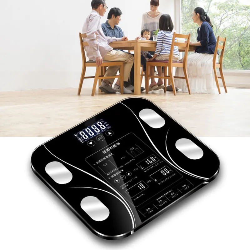 Smart Body Fat Scale With Digital Touching Display USB Recharging Body Composition BMI Analyzer & Health Monitor XR-Ho
Smart Body Fat Scale With Digital Touching Display USB Recharging Body Composition BMI Analyzer & Health Monitor XR-Ho