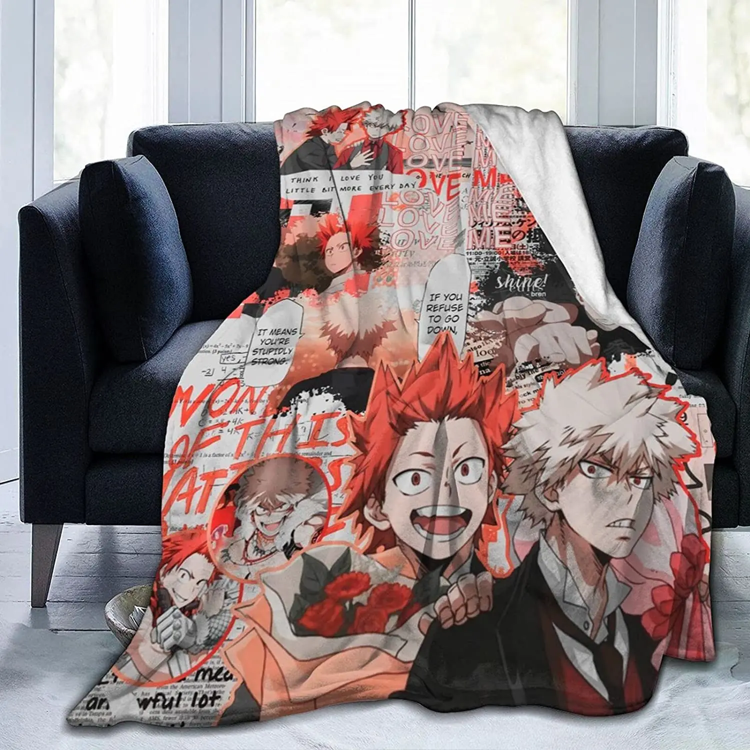 MHA Hero Academia Anti-Pilling Fleece Blanket Comfortable Microfiber Throw Blankets, Lightweight Throws All Seasonsfor Be
MHA Hero Academia Anti-Pilling Fleece Blanket Comfortable Microfiber Throw Blankets, Lightweight Throws All Seasonsfor Be
