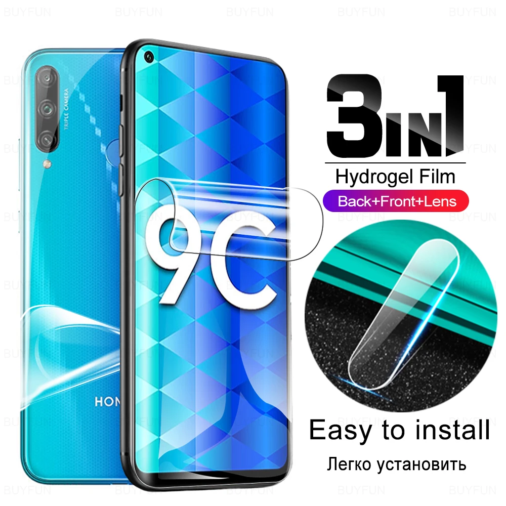 3в1 Гидрогелевая пленка для задней панели экрана для Huawei Honor 9C 9 C Honor9 Honor9c Защитная пленка для объектива камеры не защитное закаленное стекло
3в1 Гидрогелевая пленка для задней панели экрана для Huawei Honor 9C 9 C Honor9 Honor9c Защитная пленка для объектива камеры не защитное закаленное стекло