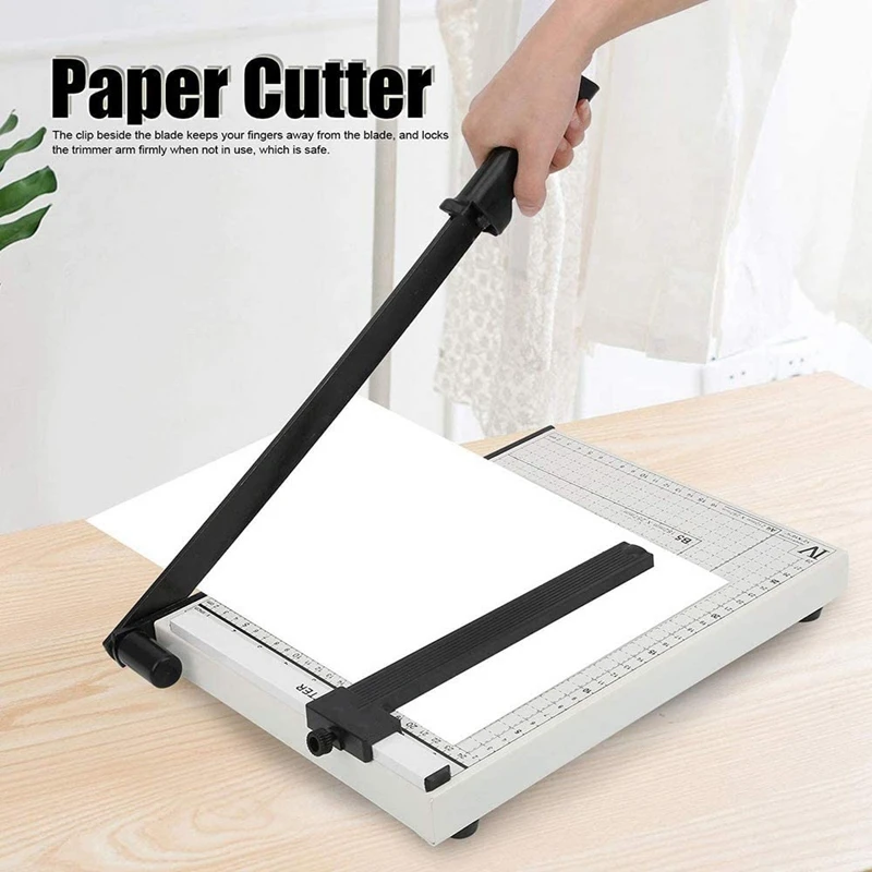 A4 Paper Trimmer Guillotine Adjustable Guide Plate Paper Cutter Paper Trimmer Perfect for Cutting Paper Photos & Labels
A4 Paper Trimmer Guillotine Adjustable Guide Plate Paper Cutter Paper Trimmer Perfect for Cutting Paper Photos & Labels