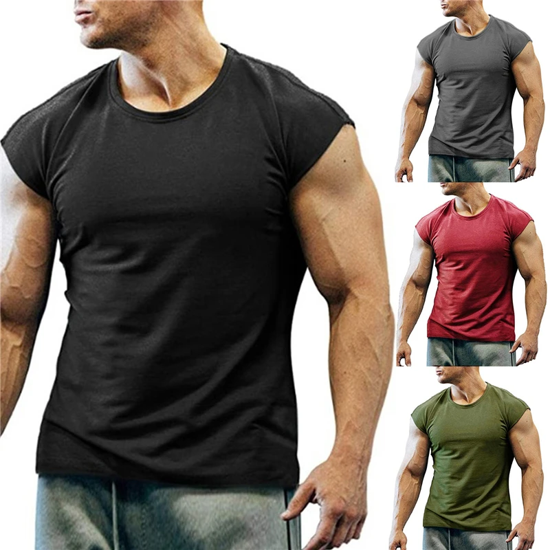 2021 New Muscle Men T Shirt Fitness T-shirts Mens O Neck Man Black T-shirt For Male T Shirt S-2XL 4 Colors
2021 New Muscle Men T Shirt Fitness T-shirts Mens O Neck Man Black T-shirt For Male T Shirt S-2XL 4 Colors