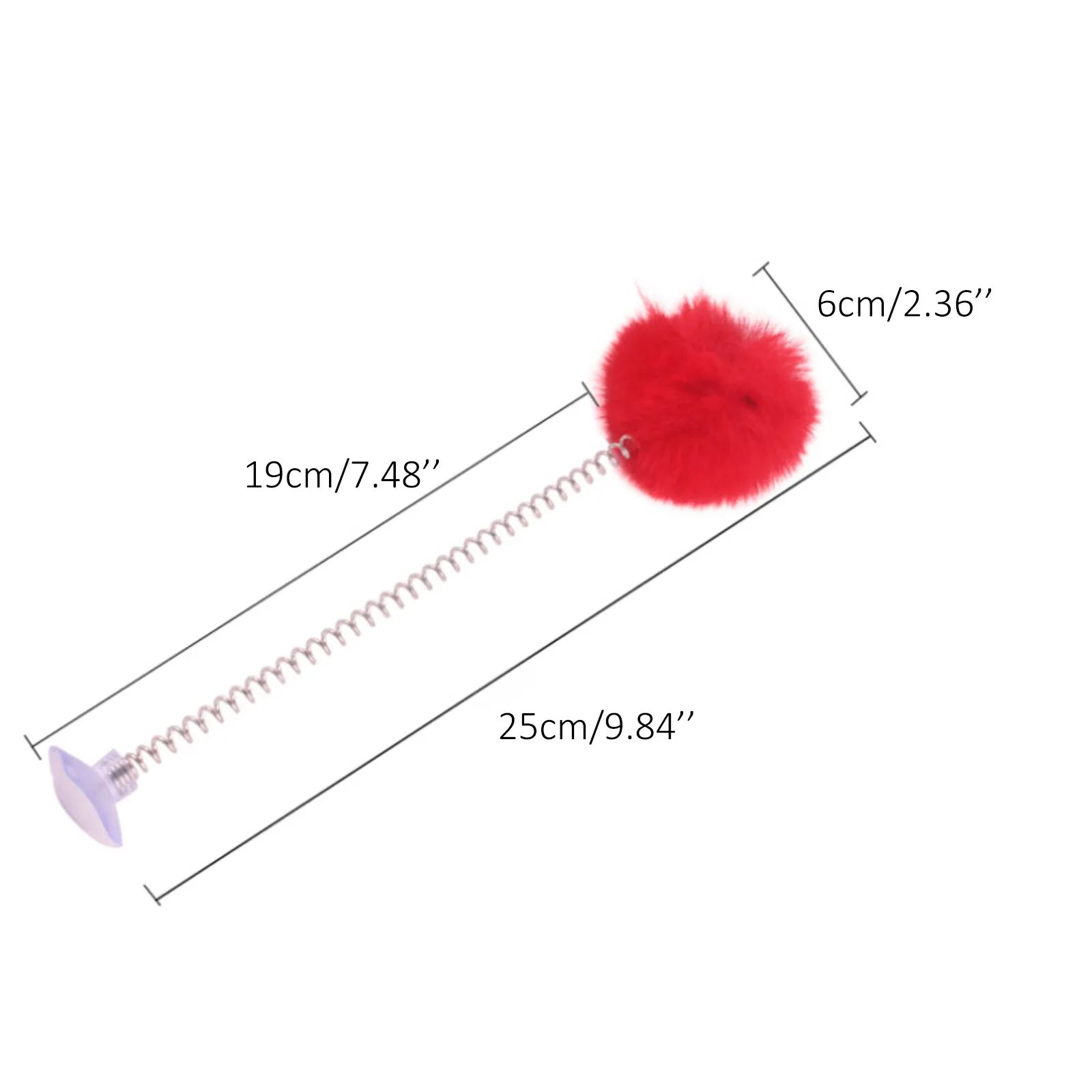 5pcs Cat Teaser Wands Elastic Spring Toy With Plush Head Bell Sucker Interactive Kitten Teaser Pet Bell Toy Random Colors
5pcs Cat Teaser Wands Elastic Spring Toy With Plush Head Bell Sucker Interactive Kitten Teaser Pet Bell Toy Random Colors
