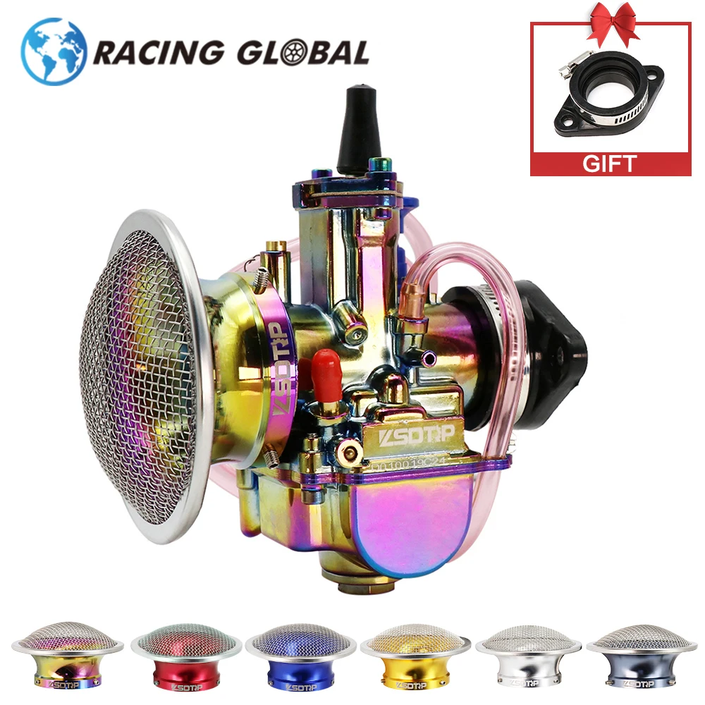 ALCON-Racing Carburetor For PWK 21 24 26 28 30 34mm 50-250cc Engine 4 Stroke Moto Carburetor + Adapter + Air Filter With Mesh
ALCON-Racing Carburetor For PWK 21 24 26 28 30 34mm 50-250cc Engine 4 Stroke Moto Carburetor + Adapter + Air Filter With Mesh