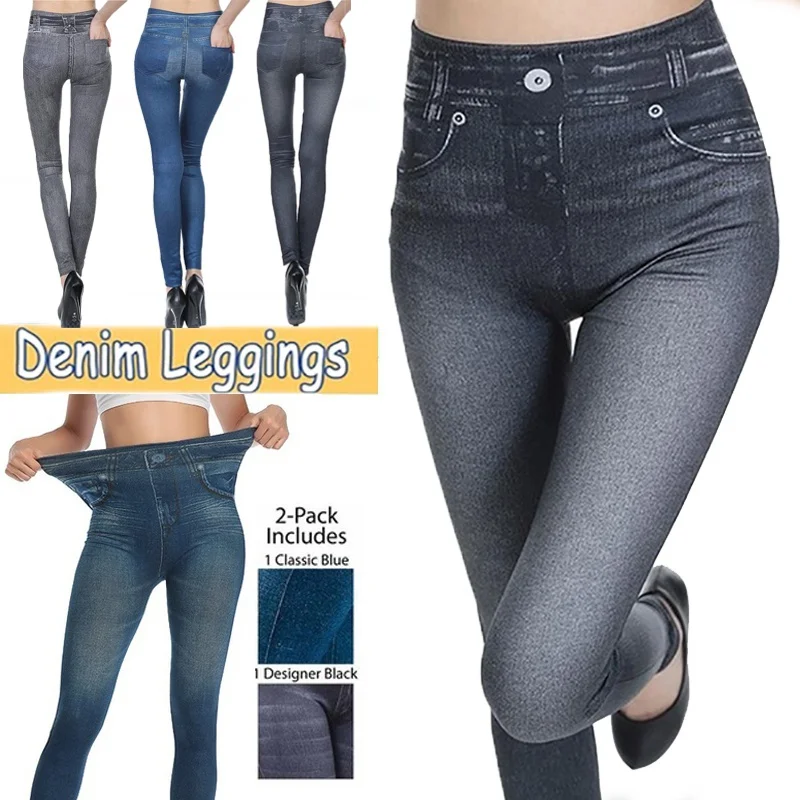 2020 Women's Fashion Denim Look Leggings Sexy Stretchy Pants Leggings Jean Look Leggings
2020 Women's Fashion Denim Look Leggings Sexy Stretchy Pants Leggings Jean Look Leggings
