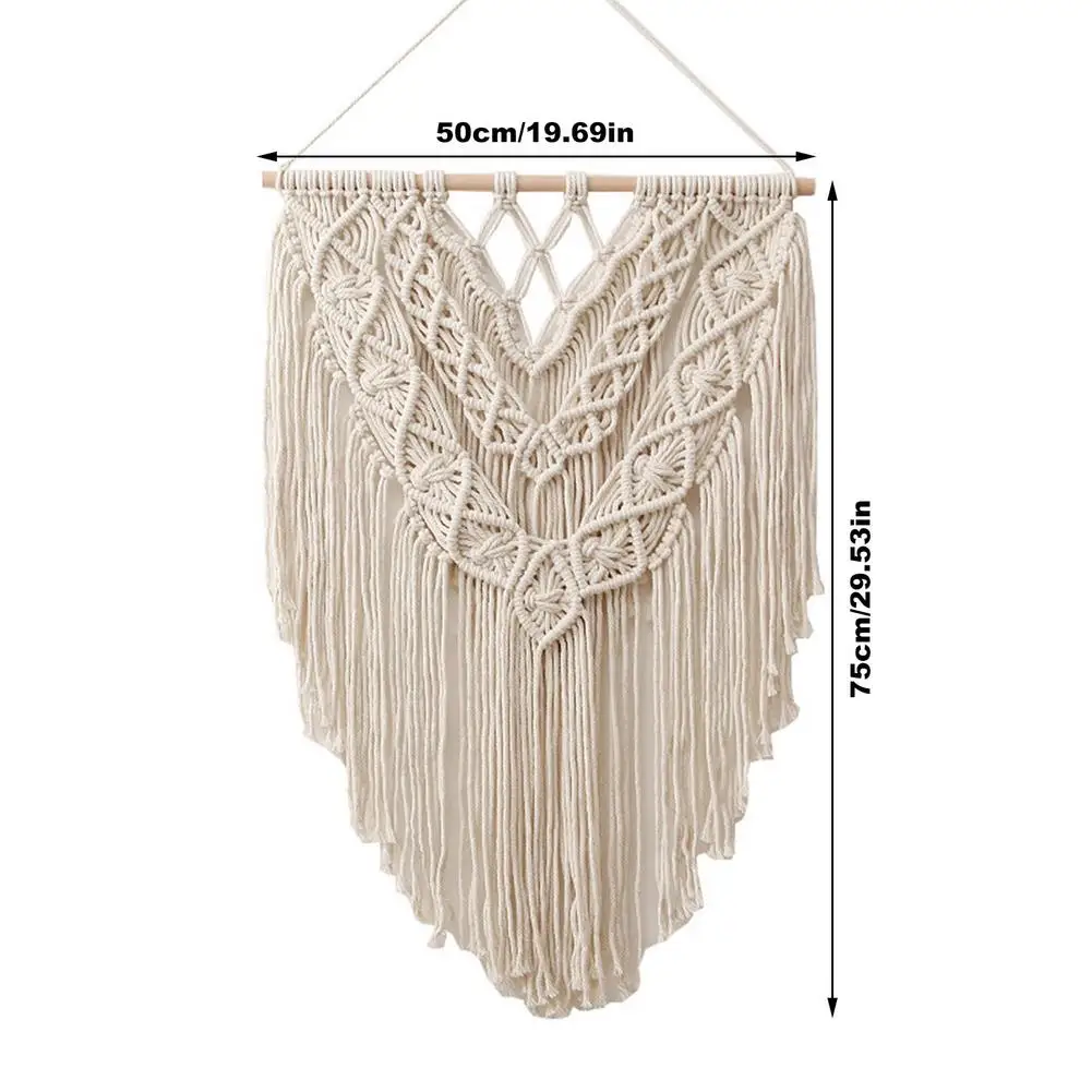 Hand-woven Boho Woven Tapestry Pendant Macrame Wall Hanging Boho Woven Tapestry Bohemian Crafts Room Decor Gorgeous Tapestry
Hand-woven Boho Woven Tapestry Pendant Macrame Wall Hanging Boho Woven Tapestry Bohemian Crafts Room Decor Gorgeous Tapestry