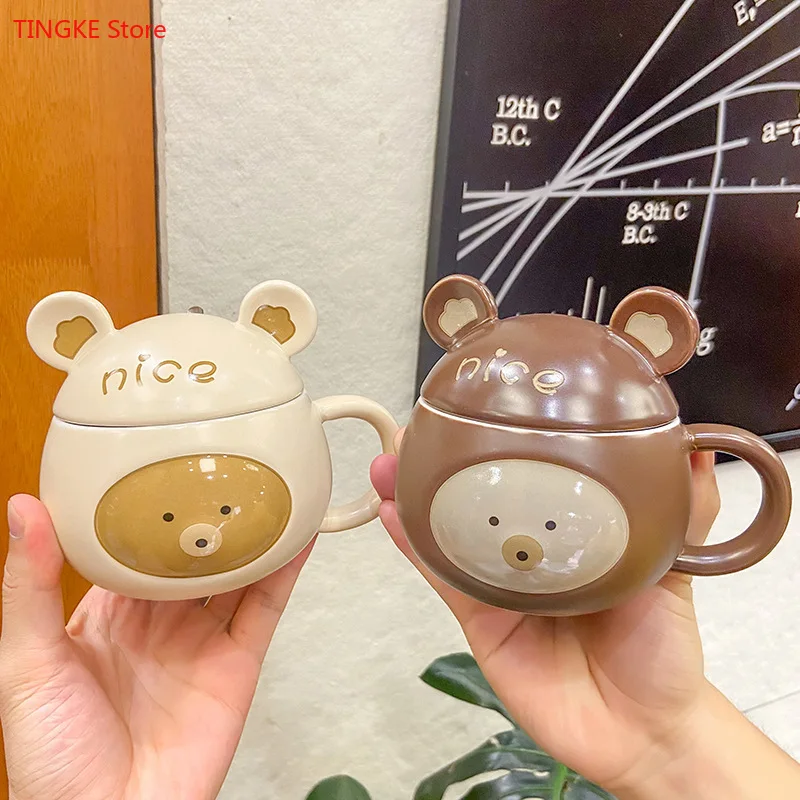 400ml Creative Cartoon Embossed Bear Ceramic Coffee Mug Office Couple Drinking Cup Breakfast Milk Cup
400ml Creative Cartoon Embossed Bear Ceramic Coffee Mug Office Couple Drinking Cup Breakfast Milk Cup