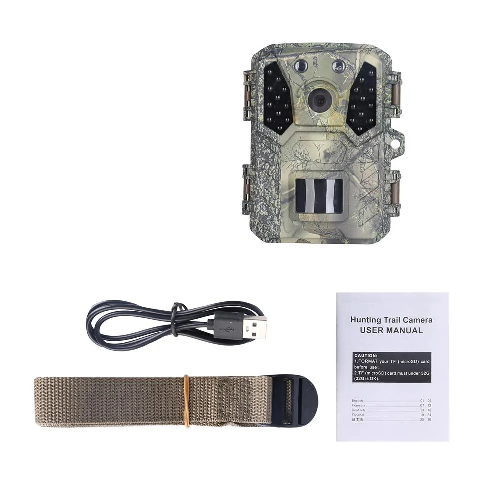 Hunting Camera 20MP 1080P Digital Infrared Waterproof 0.2S Trigger Trail Camera Night Vision Wildlife Watching Camera Photo Trap
Hunting Camera 20MP 1080P Digital Infrared Waterproof 0.2S Trigger Trail Camera Night Vision Wildlife Watching Camera Photo Trap