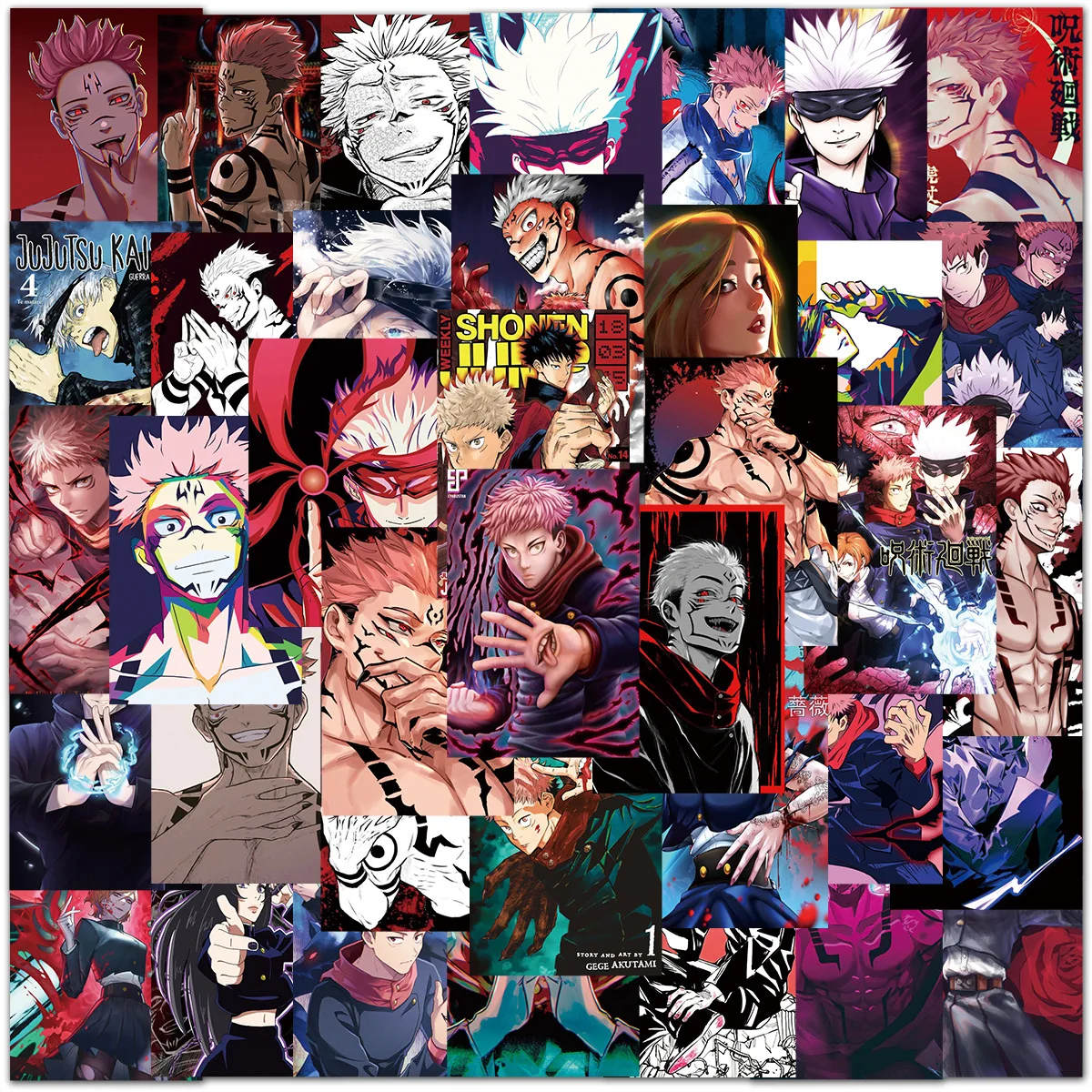 10/30/50PCS Jujutsu Kaisen Gojo Satoru Sticker Kugisaki Nobara Itadori Yuji Inumaki Toge Anime Stickers Kid Toy Cartoon Decal F5
10/30/50PCS Jujutsu Kaisen Gojo Satoru Sticker Kugisaki Nobara Itadori Yuji Inumaki Toge Anime Stickers Kid Toy Cartoon Decal F5
