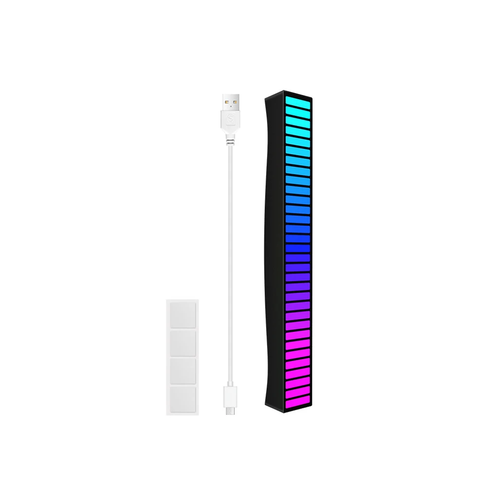Светодиодная лента с управлением звуком, разноцветный светильник с RGB подсветкой, в виде ритма, атмосферы, для вечеринки, автомобиля, домашн...
Светодиодная лента с управлением звуком, разноцветный светильник с RGB подсветкой, в виде ритма, атмосферы, для вечеринки, автомобиля, домашн...