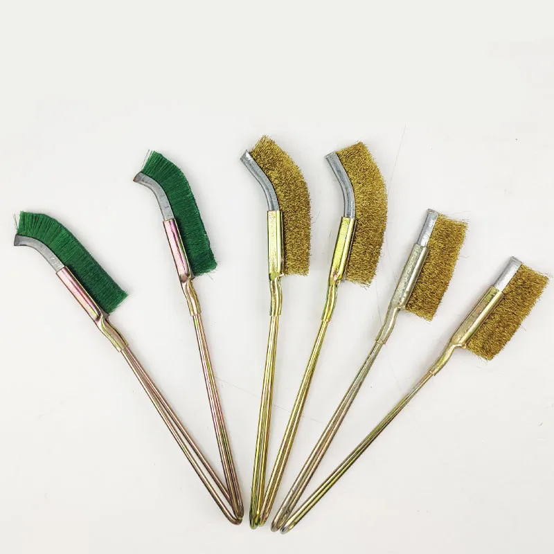 225- 245mm Mini Wire Brush Steel Brass Nylon Polishing Brush for Industry Detail Metal Rust removal Household Cleaning Hand Tool
225- 245mm Mini Wire Brush Steel Brass Nylon Polishing Brush for Industry Detail Metal Rust removal Household Cleaning Hand Tool