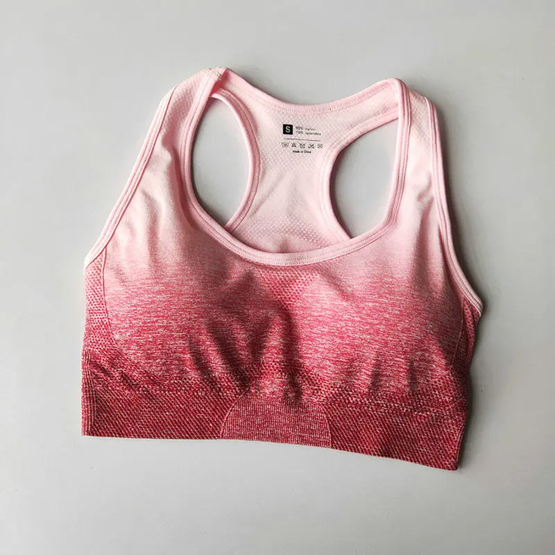 6 Colors Ombre Energy Seamless Sports Bra for Women Push Up Yoga Bra Gym Crop Top Racerback Workout Bra Fitness Tops Active Wear
6 Colors Ombre Energy Seamless Sports Bra for Women Push Up Yoga Bra Gym Crop Top Racerback Workout Bra Fitness Tops Active Wear