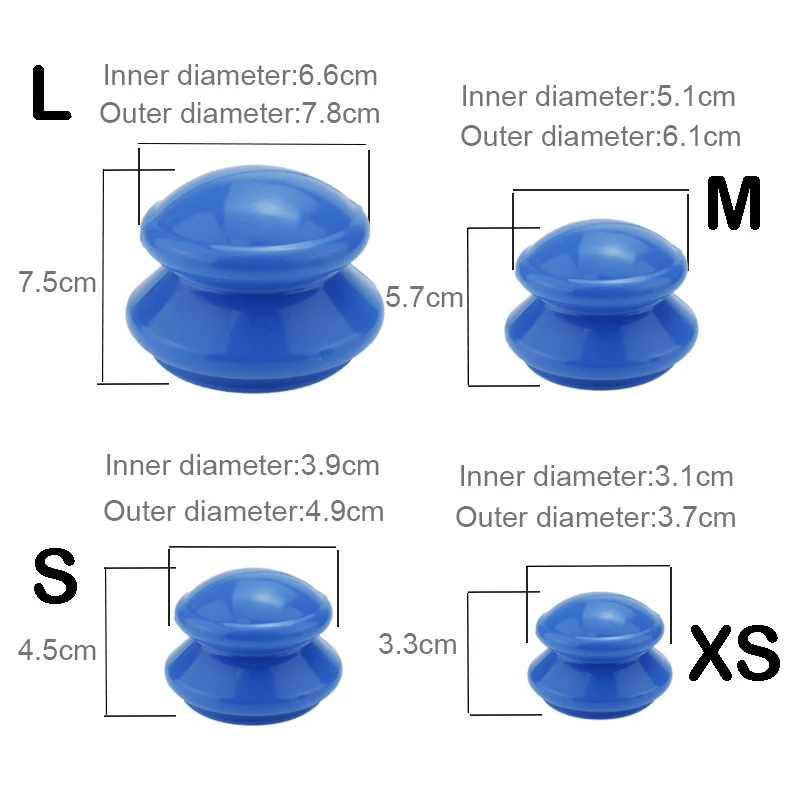 4Pcs Moisture Absorber Anti Cellulite Vacuum Cupping Cup Silicone Family Facial Body Massage Therapy Cupping Cup Set
4Pcs Moisture Absorber Anti Cellulite Vacuum Cupping Cup Silicone Family Facial Body Massage Therapy Cupping Cup Set