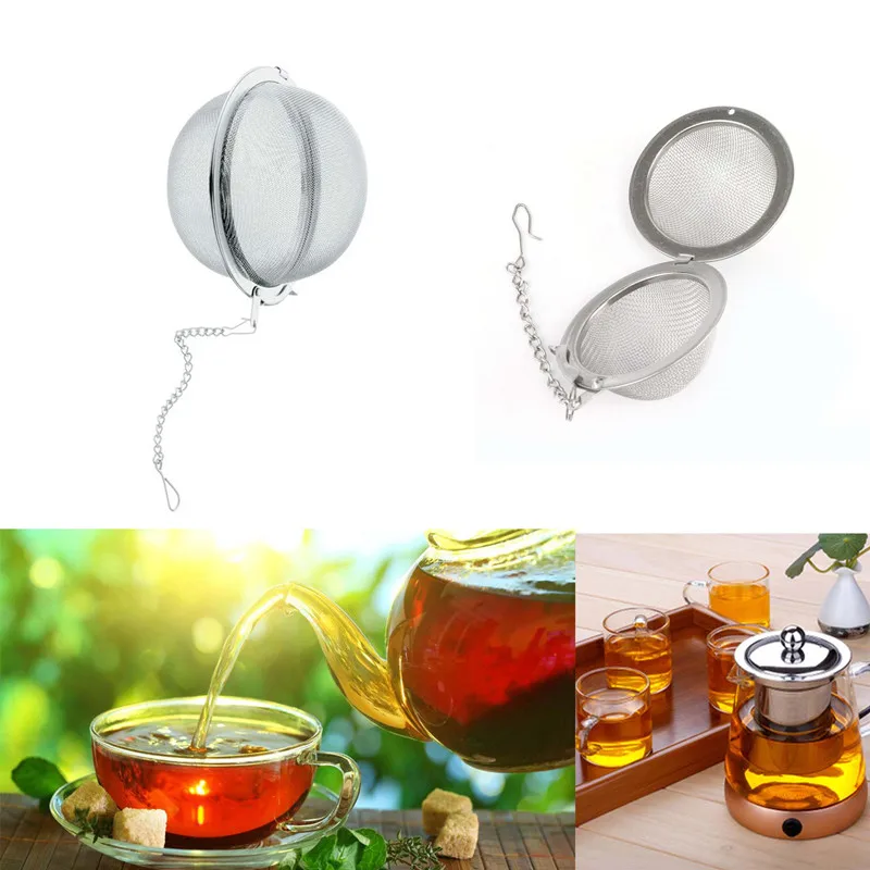 Stainless Steel Tea Strainer Ball Tea Herb Spice Mesh Infuser Filter dropshipping
Stainless Steel Tea Strainer Ball Tea Herb Spice Mesh Infuser Filter dropshipping