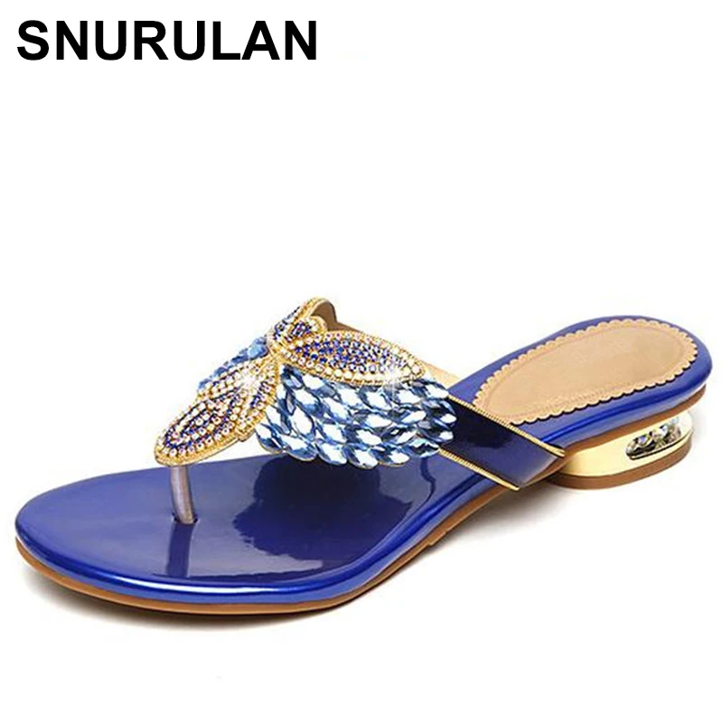 SNURULAN New Summer Flip Flop Rhinestone Sandals Women Slippers Low-heel Comfortable Patent Leather Slippers Flat Fashion Sandal
SNURULAN New Summer Flip Flop Rhinestone Sandals Women Slippers Low-heel Comfortable Patent Leather Slippers Flat Fashion Sandal
