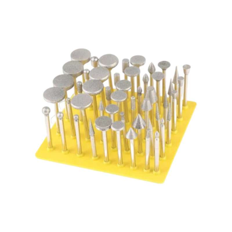Electric Grinder Accessories 50 Diamond Grinding Heads, Jade Stone Carving Grinding Heads, Emery Grinding Needles 50pc
Electric Grinder Accessories 50 Diamond Grinding Heads, Jade Stone Carving Grinding Heads, Emery Grinding Needles 50pc